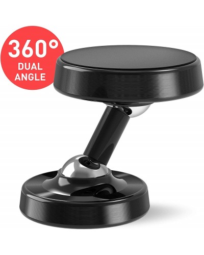 Doppelte Magnethalterung für Mobiltelefon, für Fitnessstudio, mit Doppelmagnet, schwarz Doppelte Magnethalterung für Mobiltelefon, für Fitnessstudio, mit Doppelmagnet, schwarz