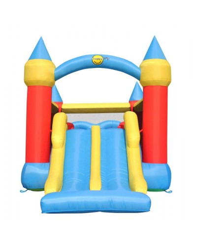 Großes Schloss, aufblasbar, Doppelrutsche, Kinderspiel, Sprungtuch, Happy Hop, 460m, 180kg Großes Schloss, aufblasbar, Doppelrutsche, Kinderspiel, Sprungtuch, Happy Hop, 460m, 180kg