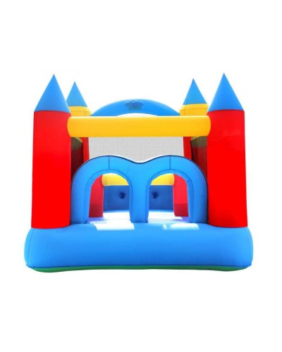 Großes Schloss, aufblasbar, Doppelrutsche, Kinderspiel, Sprungtuch, Happy Hop, 460m, 180kg Großes Schloss, aufblasbar, Doppelrutsche, Kinderspiel, Sprungtuch, Happy Hop, 460m, 180kg