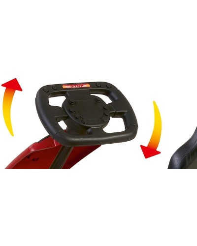 Go-Kart mit Pedalen für Kinder, Feber, rot und schwarz