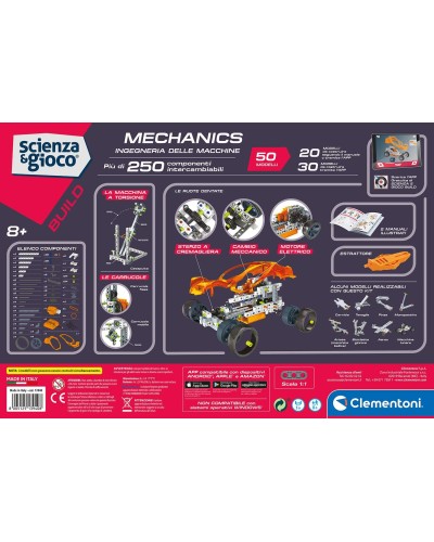 Clementoni, Labor für Mechanik und Maschinenbau, Spielset, mehrfarbig Clementoni, Labor für Mechanik und Maschinenbau, Spielset, mehrfarbig