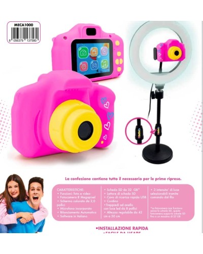 Me Contro Te, Video Maker mit Stativ, tragbare Digitalkamera für Kinder mit 32 GB SD-Karte