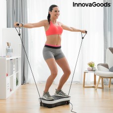 Vibrierende Plattform mit Zubehör für Fitnessübungen