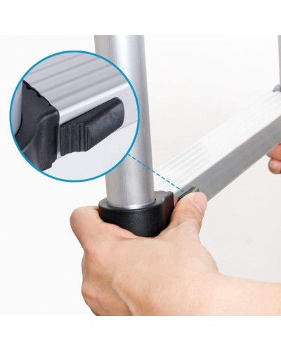Aluminium-Teleskopleiter 4,4 m EN131 150 kg Tragkraft