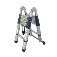 Teleskopleiter aus Aluminium 5 m – Klappbar, EN 131 zertifiziert, Tragkraft 150 kg