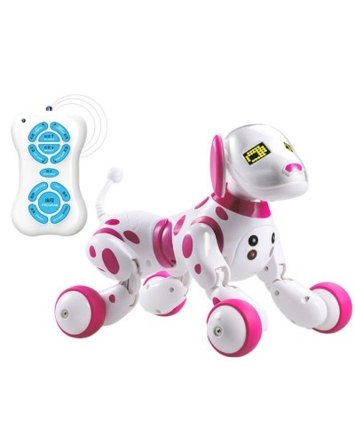 RoboDog Dimei 9007 der intelligente Roboterhund, 2,4 g Funksteuerung, weiß rosa