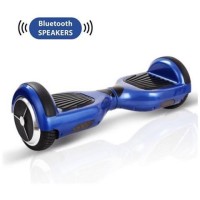 Monopattino Elettrico, casse bluetooth incorporate, a 2 ruote,  Hoverboard Blu