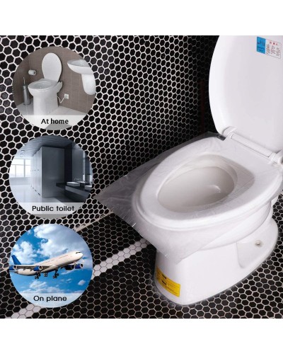 Abdeckung WC Einweg Toilettenbezug für reise, 50 Stück