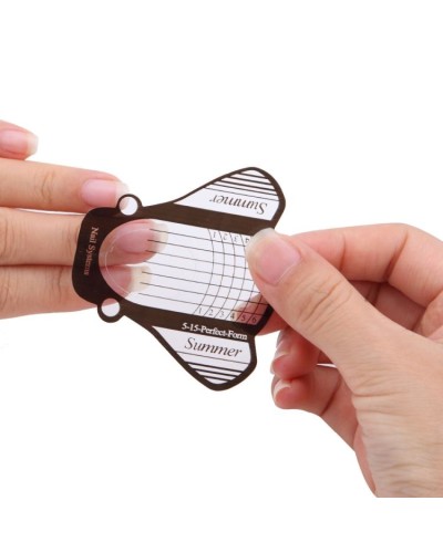 Nagelpapiere Nail Extension Sticker Guide Papers für Acryl UV UV Gel Set von 500 Stück