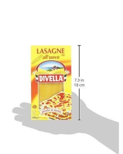 Divella Pasta per Lasagne all'Uovo - 500 gr