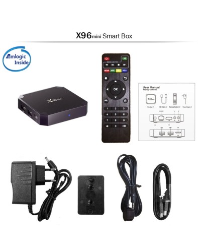 X96 mini 4K 2K UHD Output Smart TV BOX RAM 2GB, ROM 16GB Quad Core ARM Cortex A53 2GHz