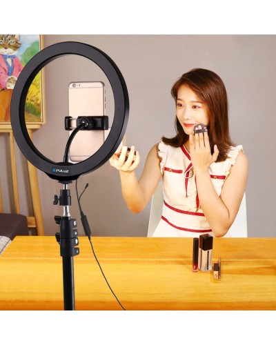 Anello a LED per selfie, 26cm, luce e colori regolabili, treppiedi,con telecomando