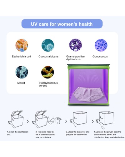 Box Germicide Sterilizer désinfectant avec lumière UVc