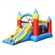 Big castello, gonfiabile, scivolo doppio, gioco per bambini, tappeto saltarello, Happy Hop, 460m, 180kg