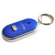 Rechercher Trouver des clés, porte-clés avec sifflet et lumière LED, couleur bleue