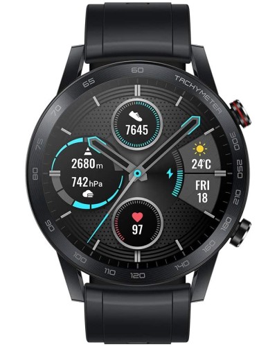 Huawei Honor Magic Watch 2, Smartwatch, GPS, 5 ATM, noir 46 mm