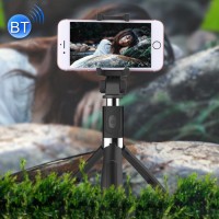 Bâton de Selfie, trépied, Bluetooth, avec le bouton prend des photos ou vidéo, noir