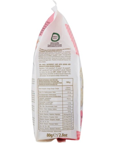 Fiorentini Bio SI & NO saraceno amaranth quinoa glutenfrei 80 g