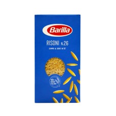 Barilla, Risoni n.26, Hartweizen Semola Pasta, Packungen von 500 g
