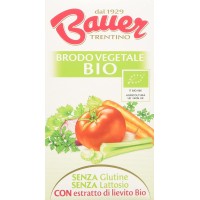 Bauer, Bio Gemüsebrühe Würfel, Schachteln mit 6 Würfeln, 60 g.