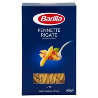 Pasta Barilla, Mezze Penne Rigate - 500 gr
