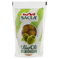 Saclà Olivoli, Olives vertes dénoyautées en saumure,185 g