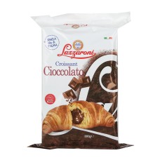 Schokoladen Croissants, Lazzaroni, ohne Palmöl, 300g Packung, 6-Pack 50g Croissants.