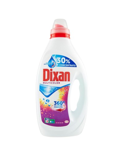 DIXAN  Dixan détergent liquide multicolore pour machine à laver 950 ml-19 lavages