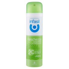 Infasil, Deodorant Freschezza Dinamica Spray Mit antibakteriellen 150 Ml