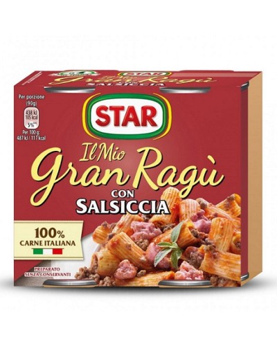 Gran Ragu Star Wurst 2x180 gr